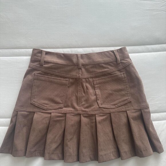 Sincerely Jules for Bandier Women's Brown and Tan Skirt - Picture 3 of 4